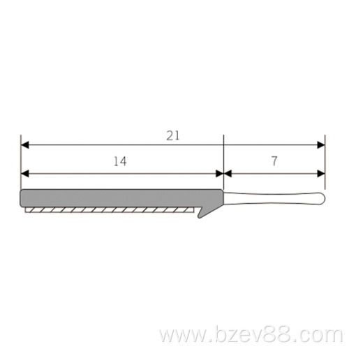 Cabinet door rubber 3M self adhesive sealing strip